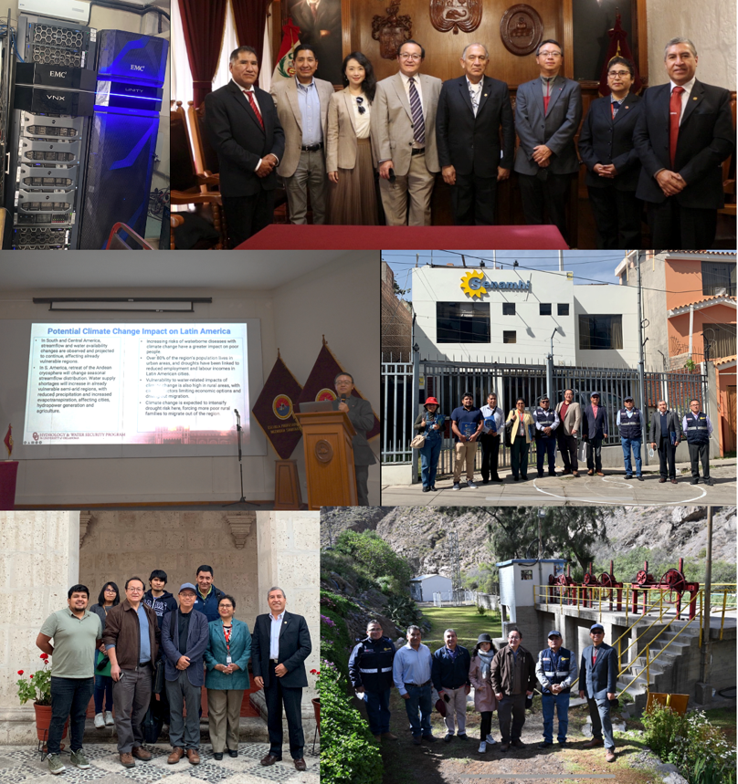 Visit to UNSA by Regional Climate Team in May 2022